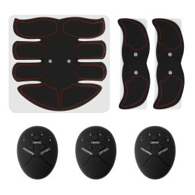 ABS Stimulator Muscle Toner EMS Abdominal Toning Belts Body Fitness Trainer w/ 6Modes