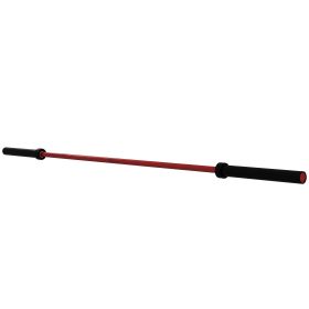 Soozier 7.2ft Weight Bar, Olympic Bar with Rotating Sleeves, Non-Slip Knurling Grip, 1500lbs Weight Capacity, Red