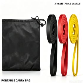 Set of 3 Heavy Duty Resistance Band Loop Exercise Yoga Workout Power Gym Fitness (US Logistics only For USPS.TK/TMEU only For self-pickup)