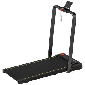 Walking Pad Treadmill, 0.6â€'6.2mph Foldable Under Desk Treadmill with Incline, Wheels, LED Display and Remote Control