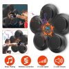 Music Boxing Machine Electronic Wall Target Punching Pad LED Lighted Sandbag Boxing Training Machine Exercise Equipment with Half Finger Boxing Gloves