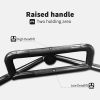 Olympic Hex Bar, Trap Bar 56" Chrome Finish Hex Weight Lifting Bar Deadlift Bar with Two-Handle, for Squats, Deadlifts, Shrugs Power Pulls