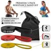 Set of 3 Heavy Duty Resistance Band Loop Exercise Yoga Workout Power Gym Fitness (US Logistics only For USPS.TK/TMEU only For self-pickup)
