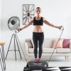 Whole Body Vibration Plate Exercise Machine 1–120 Speed Levels with 2 Resistance Bands