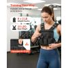 Adjustable Weighted Vest, 20-32 lbs Comfortable X-Shape Body Weight Vest Set with 6 Weight Packs and Reflective Stripe, for Men Women