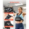 Adjustable Weighted Vest, 20-32 lbs Comfortable X-Shape Body Weight Vest Set with 6 Weight Packs and Reflective Stripe, for Men Women