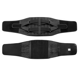 Back Support Brace Breathable Mesh Lumbar Support Belt Adjustable Lower Back Brace with Stays and Springs for Pain Relief for Men Women (Option: L)