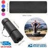 0.6-inch Thick Yoga Mat Anti-Tear High Density NBR Exercise Mat Anti-Slip Fitness Mat for Pilates Workout Cushion w/Carrying Strap Storage Bag