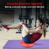 Inflatable Stability Balance Disc Wobble Cushion Balance Disc Wiggle Seat w/ Free Air Pump Exercise Athletic Fitness Trainer Mat