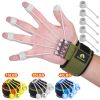 Finger Exerciser Hand Grip Strength Trainer for Athletes Musicians Physical Therapy Finger Resistance Band